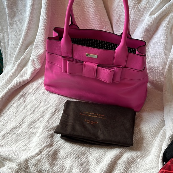kate spade Handbags - KATE SPADE - Elena bow tote in pink ♠️🩷 NWT